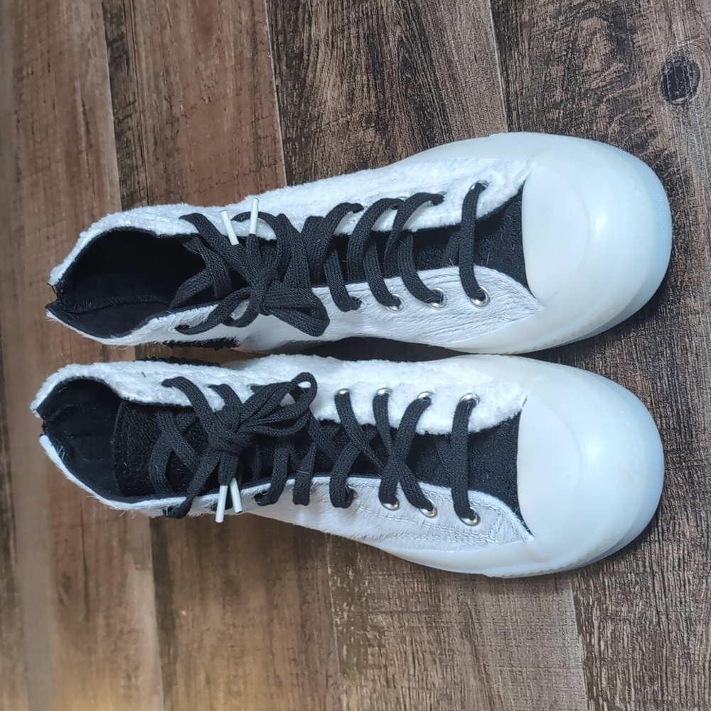 Converse CLOT x Chuck‎ 70 High Giant Panda Shoes Men's 7 Women's 9 Black White - Picture 4 of 14